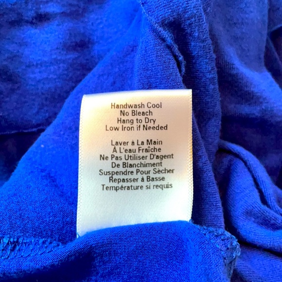 Talula Royal Blue Ruffle Tank - Picture 8 of 8